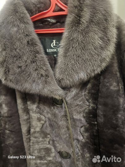 Шуба мутоновая 48 50 женская