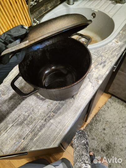 Казан чугунный котелок 4 л