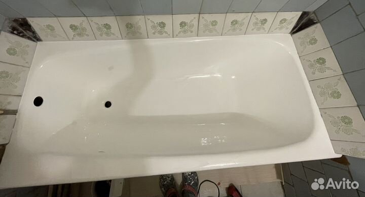 Эмаллирока ванн жидким акрилом