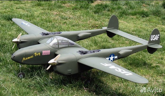 Радиоуправляемый самолет P-38 Lightning-50G