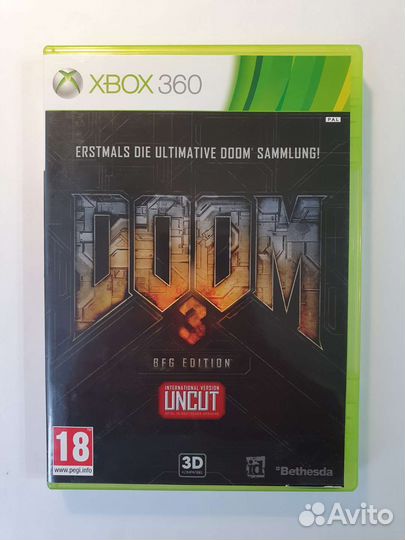 Xbox 360 / Xbox one Doom 3 BFG. Лицензия
