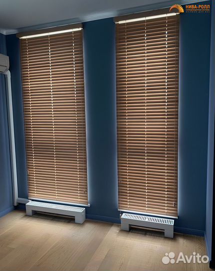Деревянные жалюзи бамбук