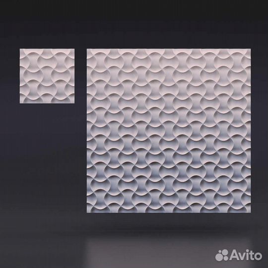 Гипсовая 3D панель 