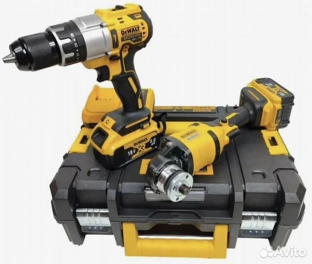 Набор аккумуляторных инструментов DeWalt 2в1