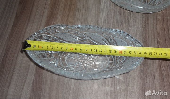 Вазы ладьи конфетницы хрусталь СССР