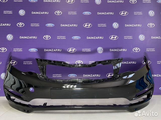Бампер Передний KIA RIO 15 Чёрный