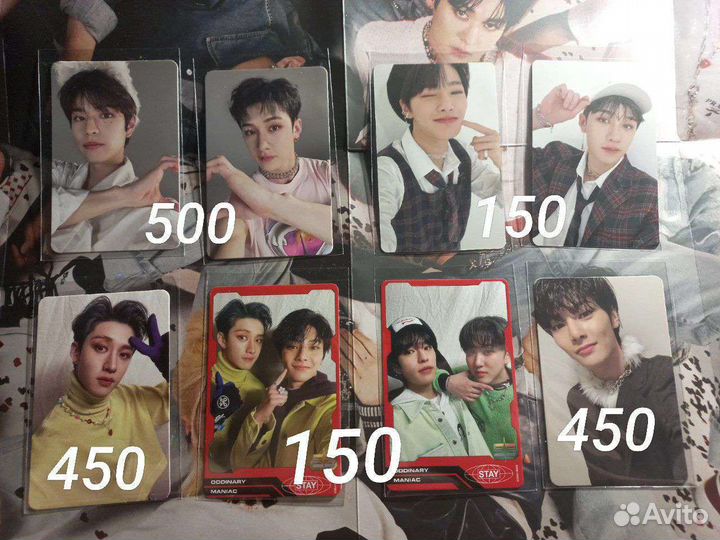 Карты stray kids бан чан чонин