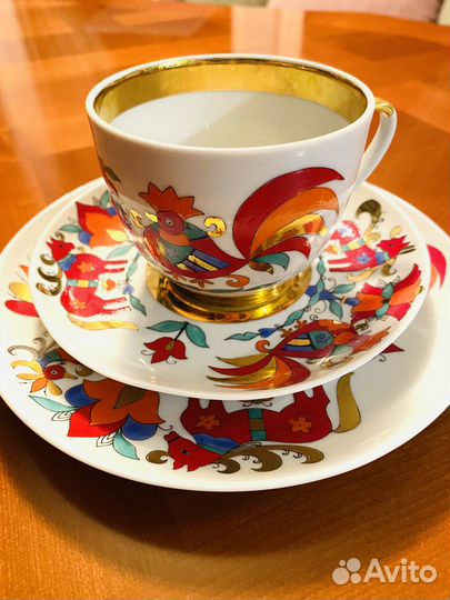 Чайная пара лфз фарфор СССР