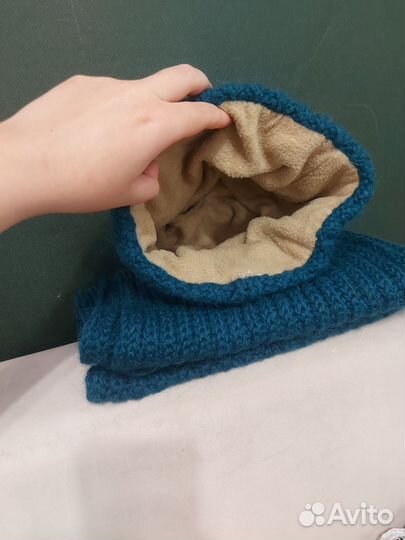 Комплект шапка и шарф новый
