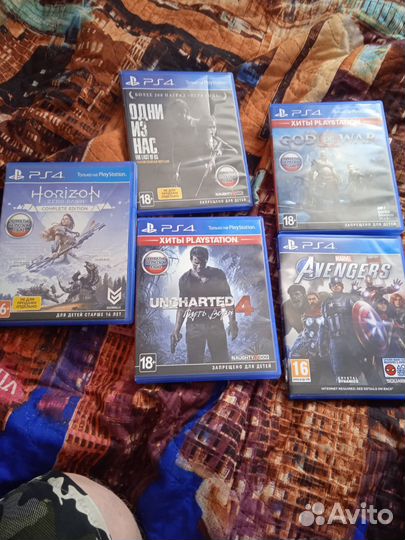 Игровые диски на ps4