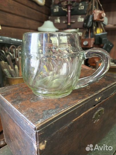 Пивная кружка СССР капля 1949 год косые грани