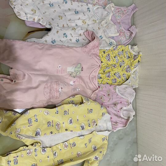Детские вещи пакетом от 0 для девочки