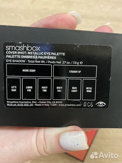Новые палетки Smashbox тени и помады