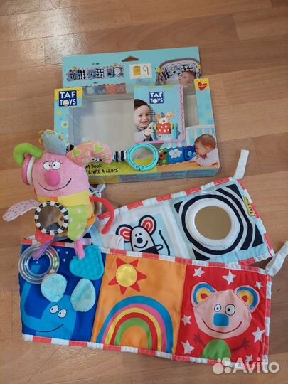 Игрушки Taf toys книжка и подвеска