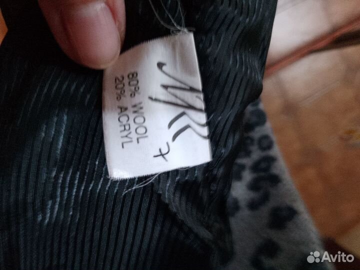 Пальто леопард шерсть зимнее