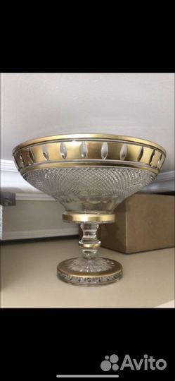 Фруктовая ваза bohemia crystal