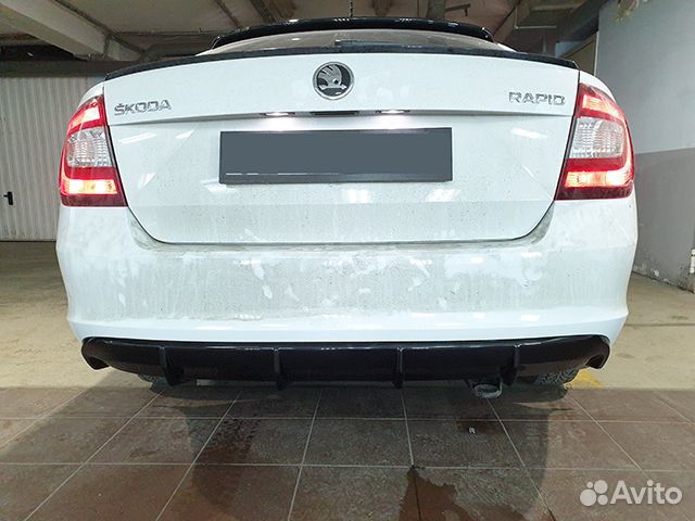 Диффузор Skoda Rapid 1