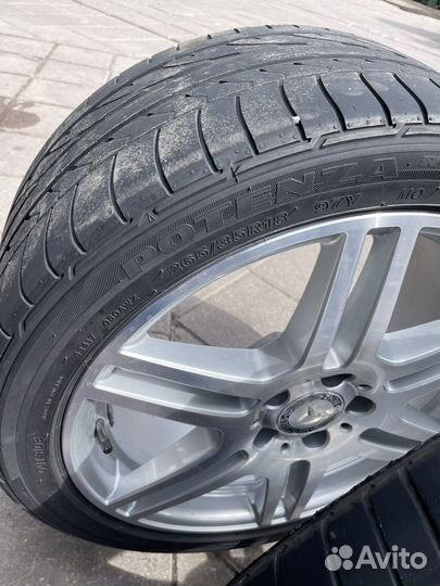 Оригинальные колеса r18 на mercedes w212