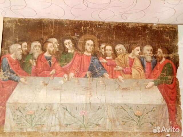 Холст. Тайное Вечерние. 19век