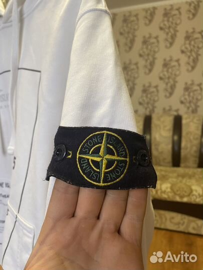 Stone island кофта с капюшоном оригинал