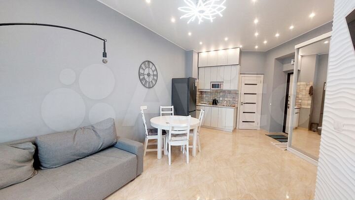 1-к. апартаменты, 34,5 м², 3/8 эт.