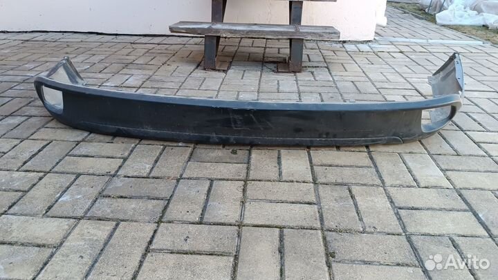 Toyota Highlander 3 юбка заднего бампера оригинал