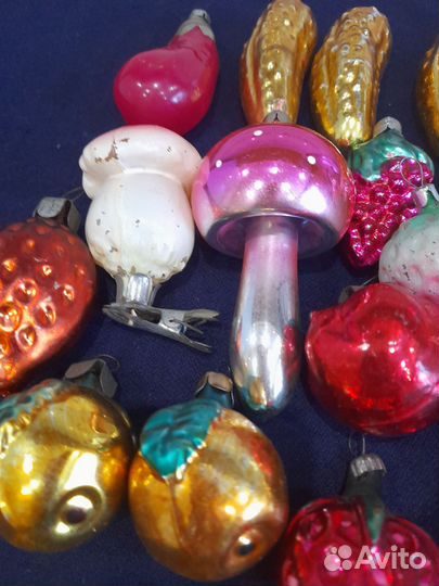 Елочные игрушки времен СССР