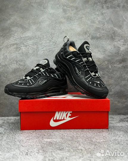 Nike Air Max 98 Black Smoke Grey