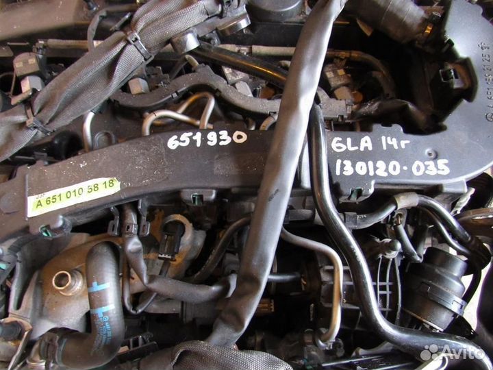 Двигатель Mercedes GLA X156 2013 651930 2.1 дизель