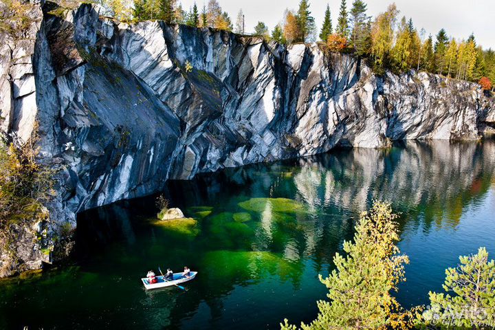 Мраморный каньон Рускеала + водопад Ахвенкоски