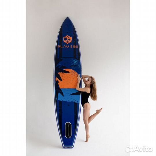 Sup борд Сап доска blau SEE Ocean Sunset 12.6