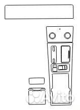 Exeed LX Защитные пленки консоль Эксид лх глянец