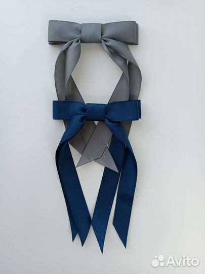 Бантики ручной работы на заколках
