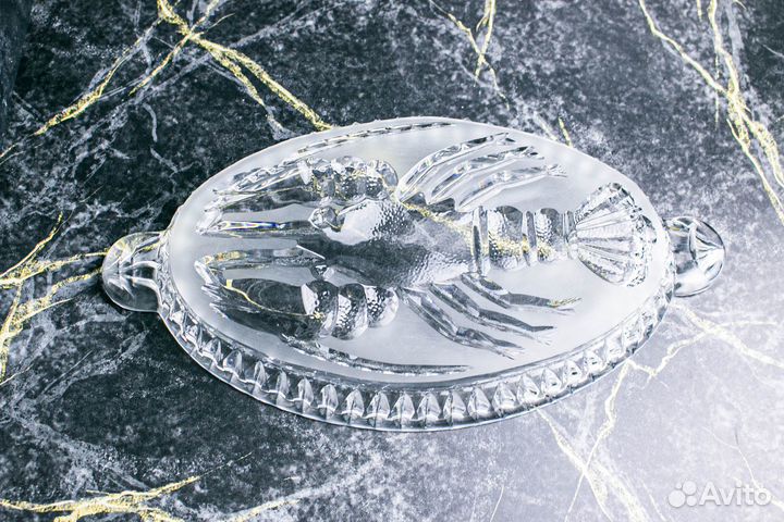 Поднос Рыбница хрустальная
