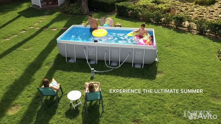 Огромный Каркасный Бассейн 400X200X122 intex 26790