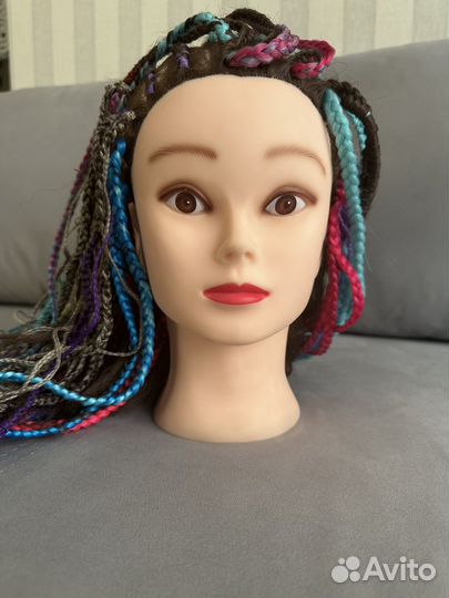 Манекен голова для причесок