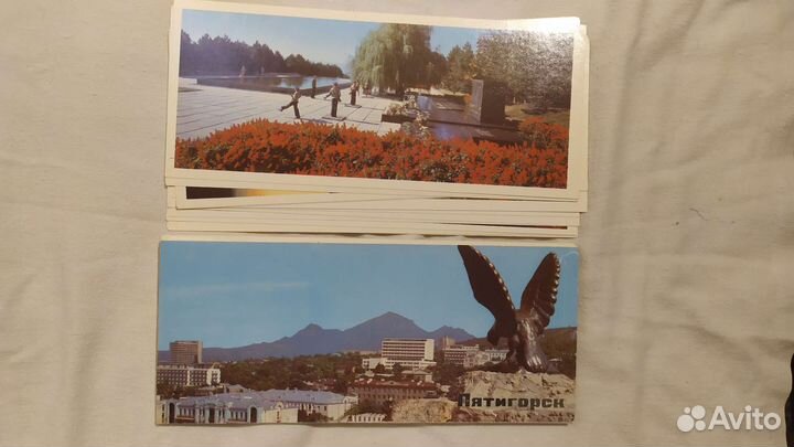 Комплекты открыток с городами СССР