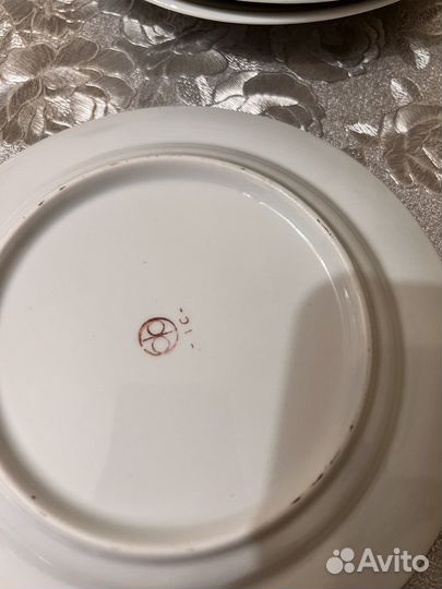 Набор тарелок октябрьский фз