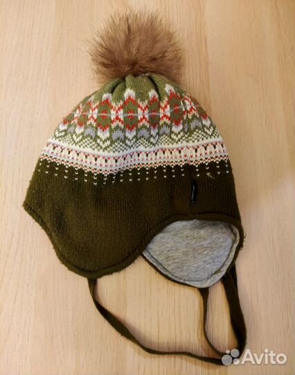 Шапка PriKinder детская зимняя с помпоном