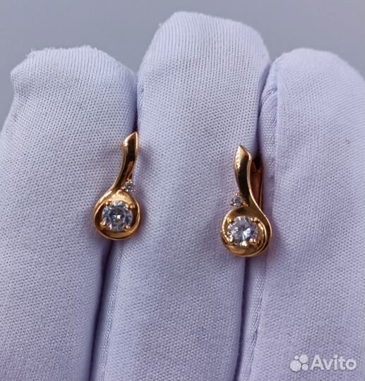 Золотые Серьги 585 пробы. Рассрочка
