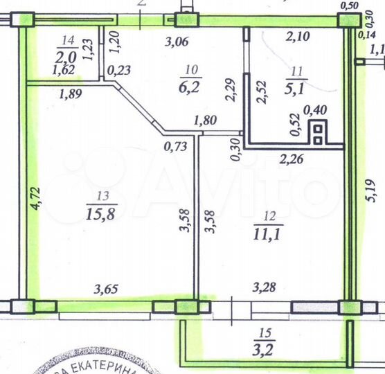 1-к. квартира, 41,1 м², 1/17 эт.