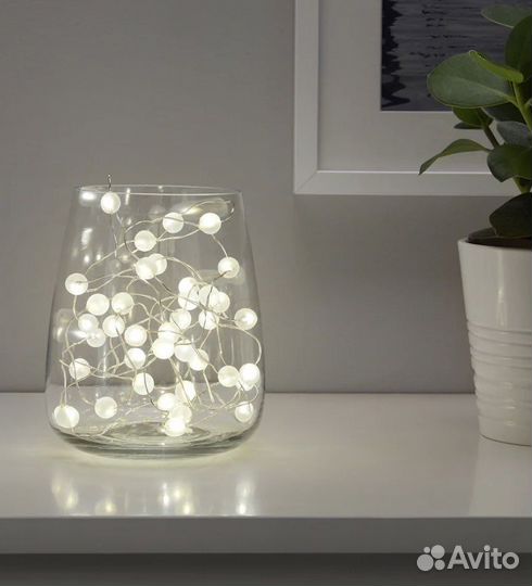 Гирлянда IKEA snoyra. икеа снейра