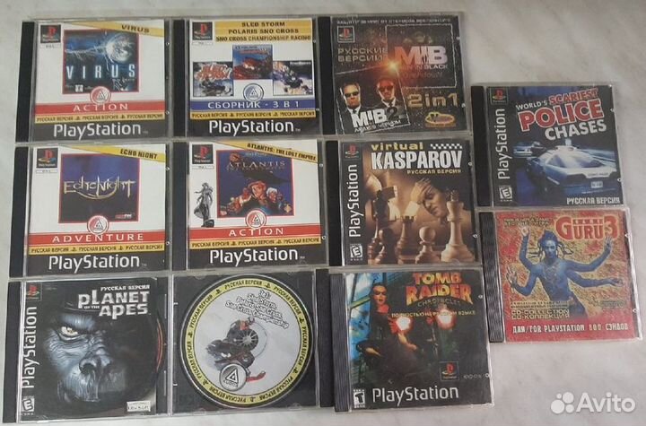 Диски для sony playstation 1 в хорошем состоянии