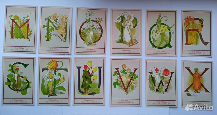 Открытки Оттилии Адельборг (Ottilia Adelborg)