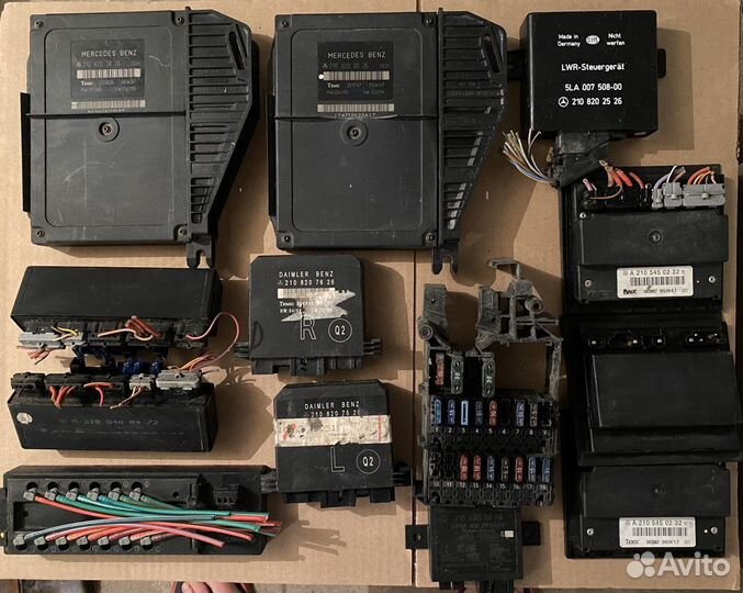 Блоки реле дачики Mercedes W210