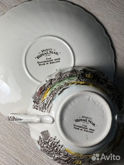Бульонница Myott Англия «Королевская Почта»