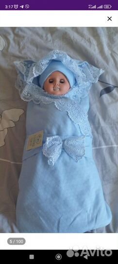 Конверт на выписку летний