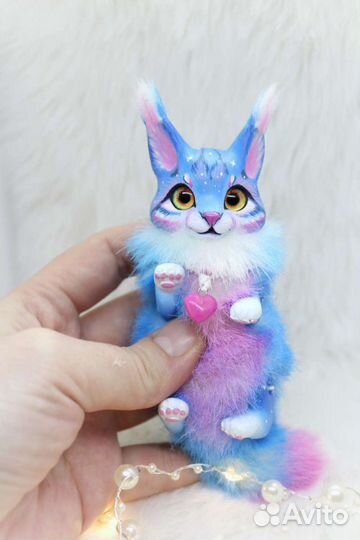 Рысь игрушка ручной работы образец