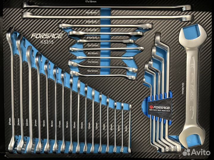 Тележка инструментальная 274 предмета Forsage