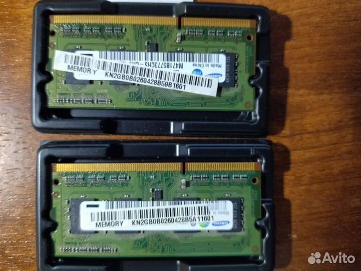 Оперативная Память DDR3 4gb(2+2) для ноутбука